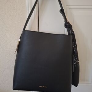 Anne Klein Black Shoulder Bag